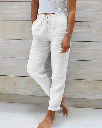 Roxanna - Cómodo pantalón con cintura elástica para mujeres