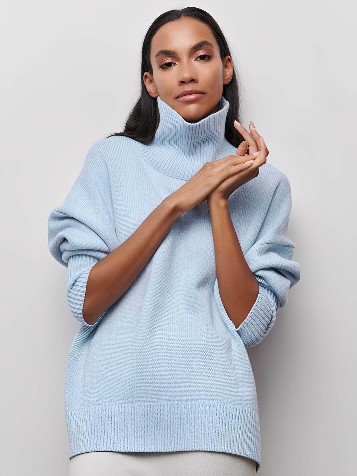 Marva - Suéter elegante y cálido de cuello alto para mujeres