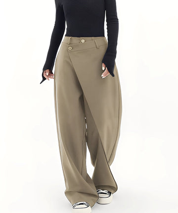 Arpa - Pantalón femenino elegante de corte ancho