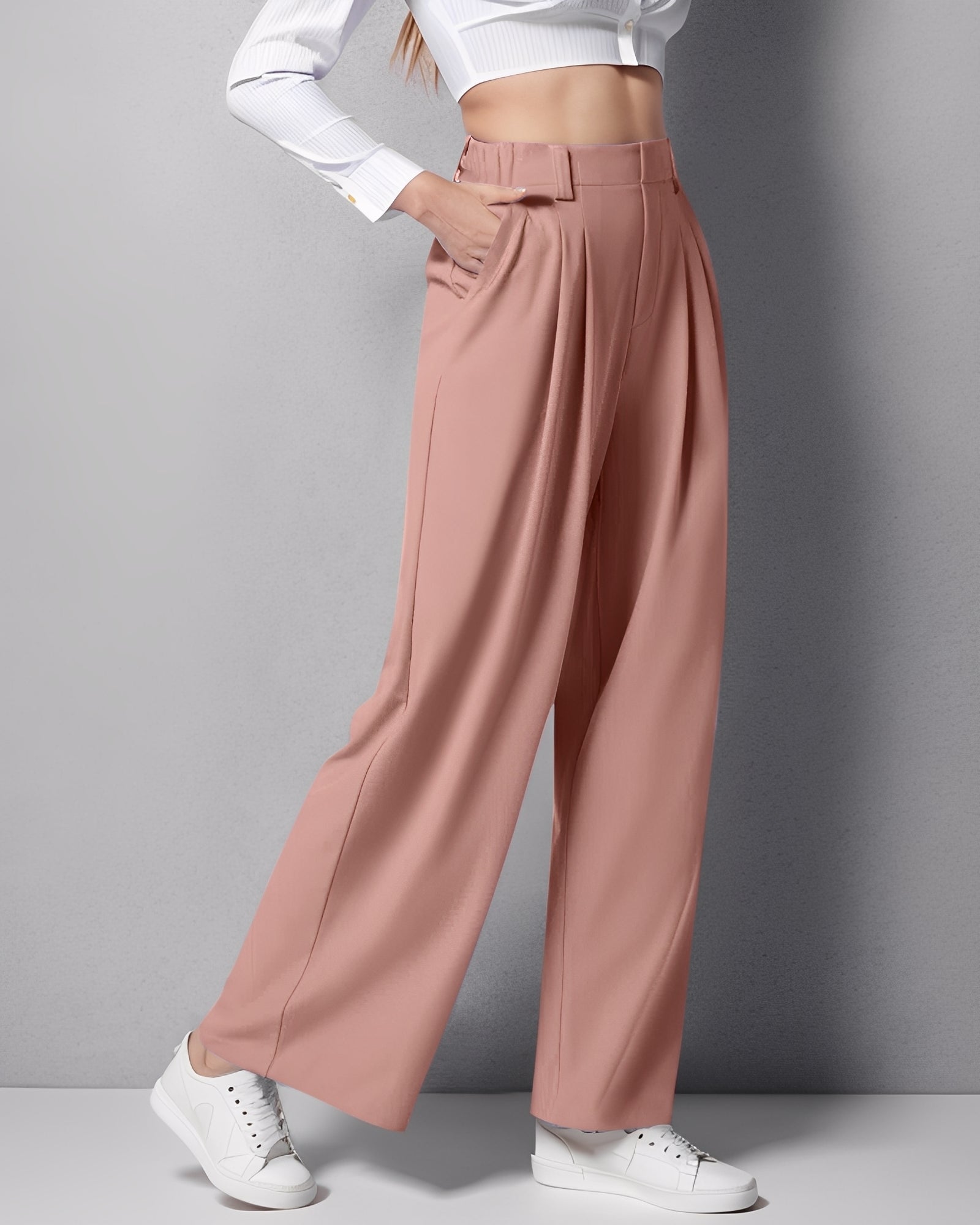 Montana - Pantalón recto flexible para mujer