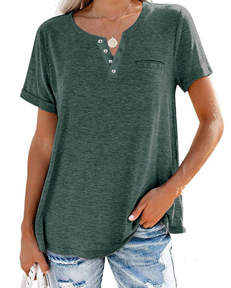 Élodie – Blusa Femenina de Manga Corta