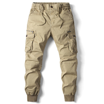 Trevor - Pantalón cargo casual con múltiples bolsillos para hombres