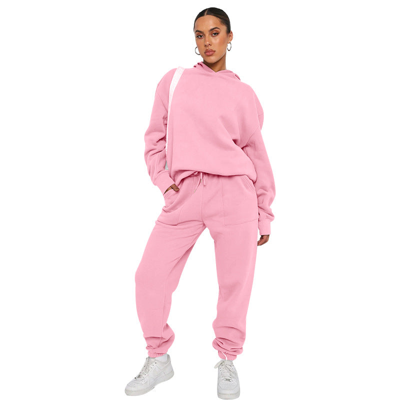 Minerva - Juego de sudadera con capucha informal para mujeres