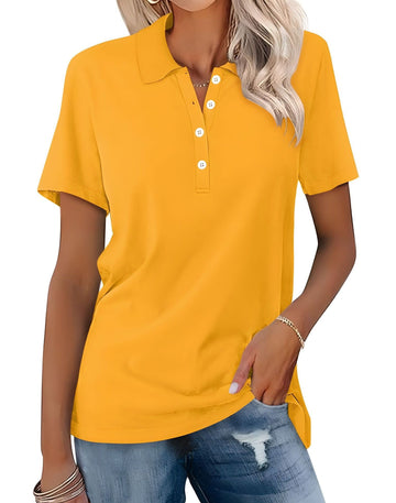 Teresa - Polo casual de manga corta para mujeres