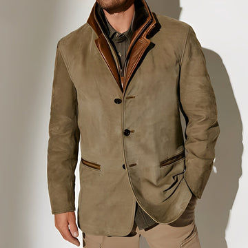 Durward - Chaqueta estilo tradicional con bolsillos para hombres
