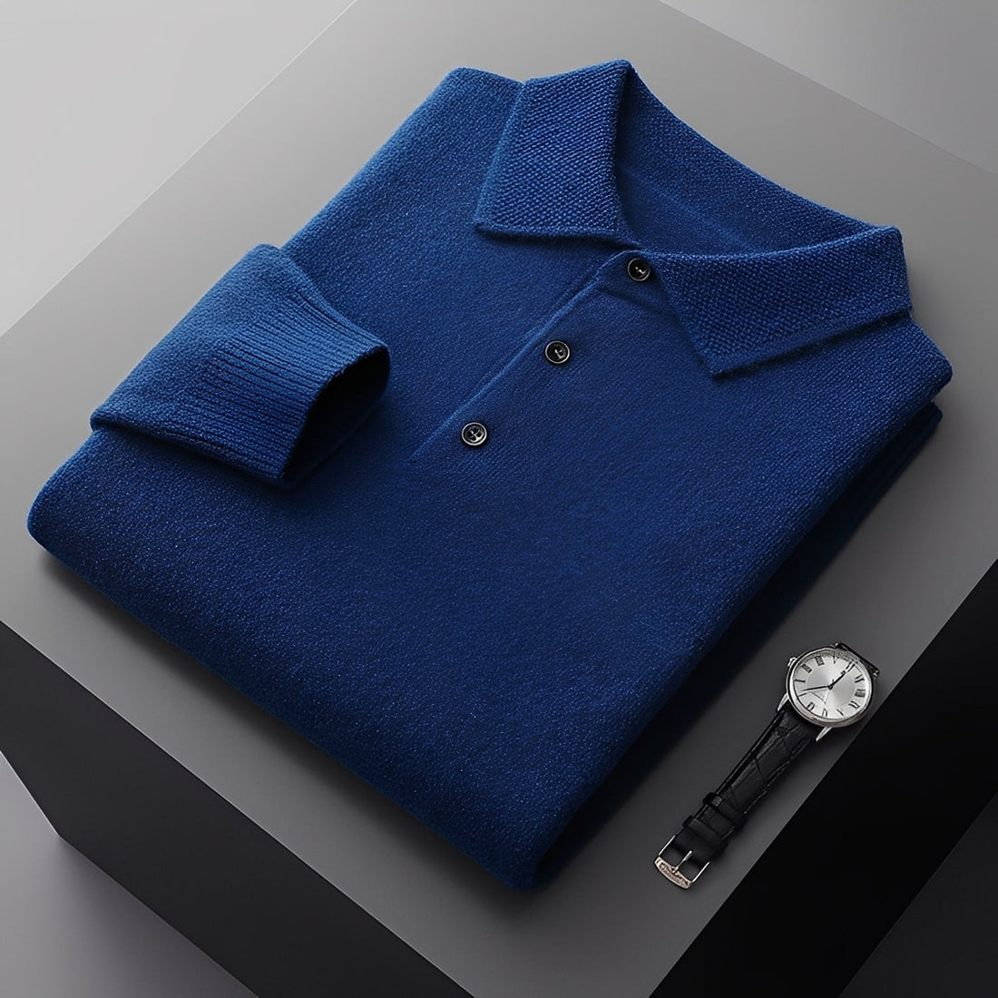 Romilly - Polo Formal de Cachemira para Hombres