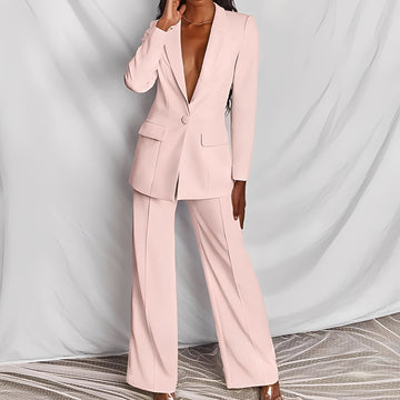 Darcey - Traje de chaqueta y pantalón, informal y formal para damas