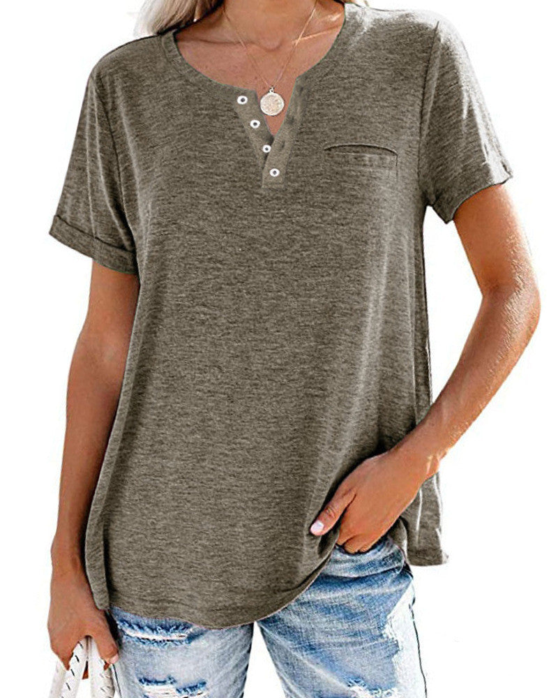 Élodie – Blusa Femenina de Manga Corta