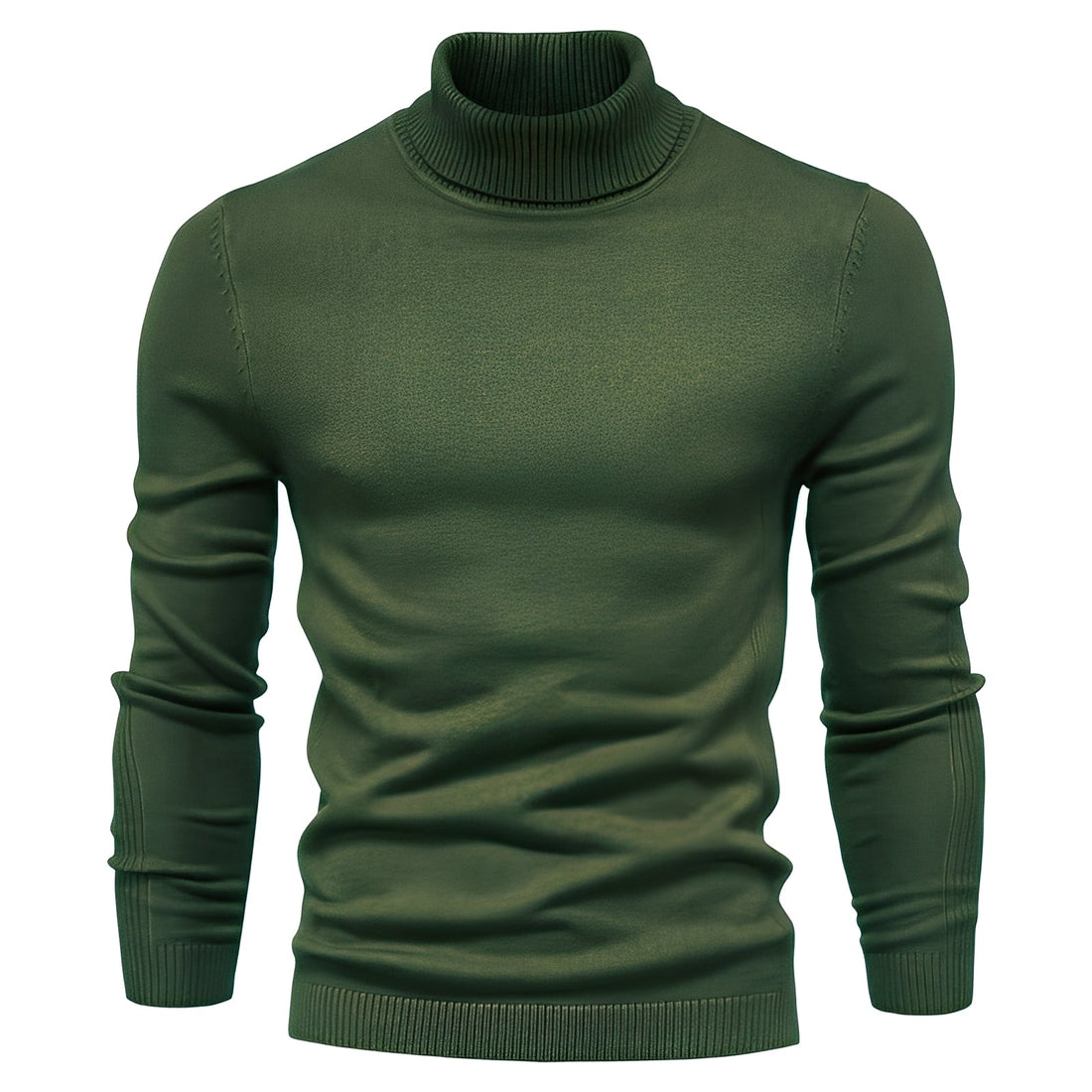 Garnett - Suéter de Cuello Alto Casual para Hombres