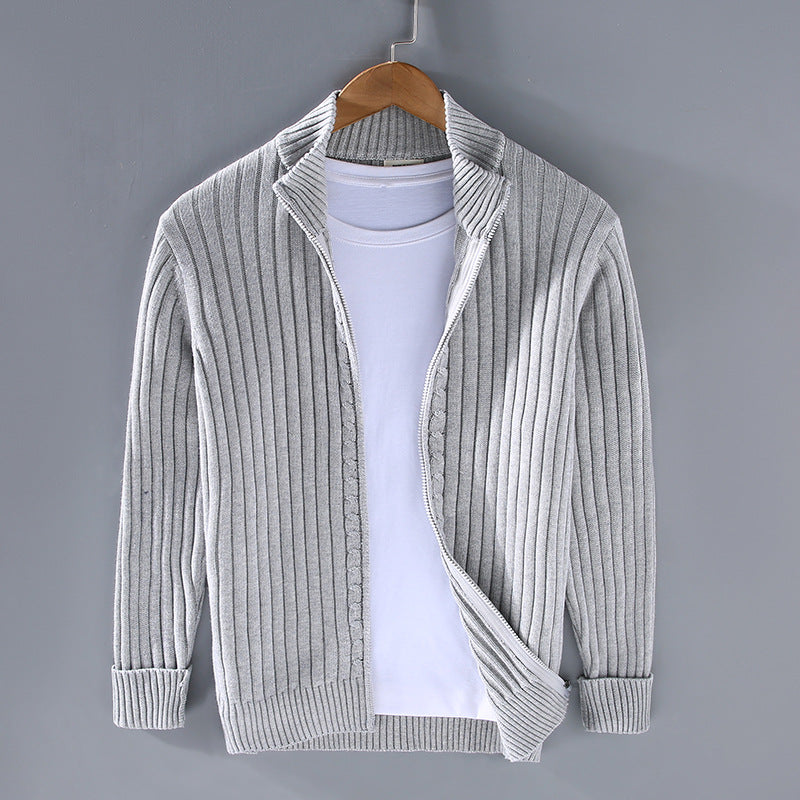 Brant - Cardigan de algodón informal para hombres