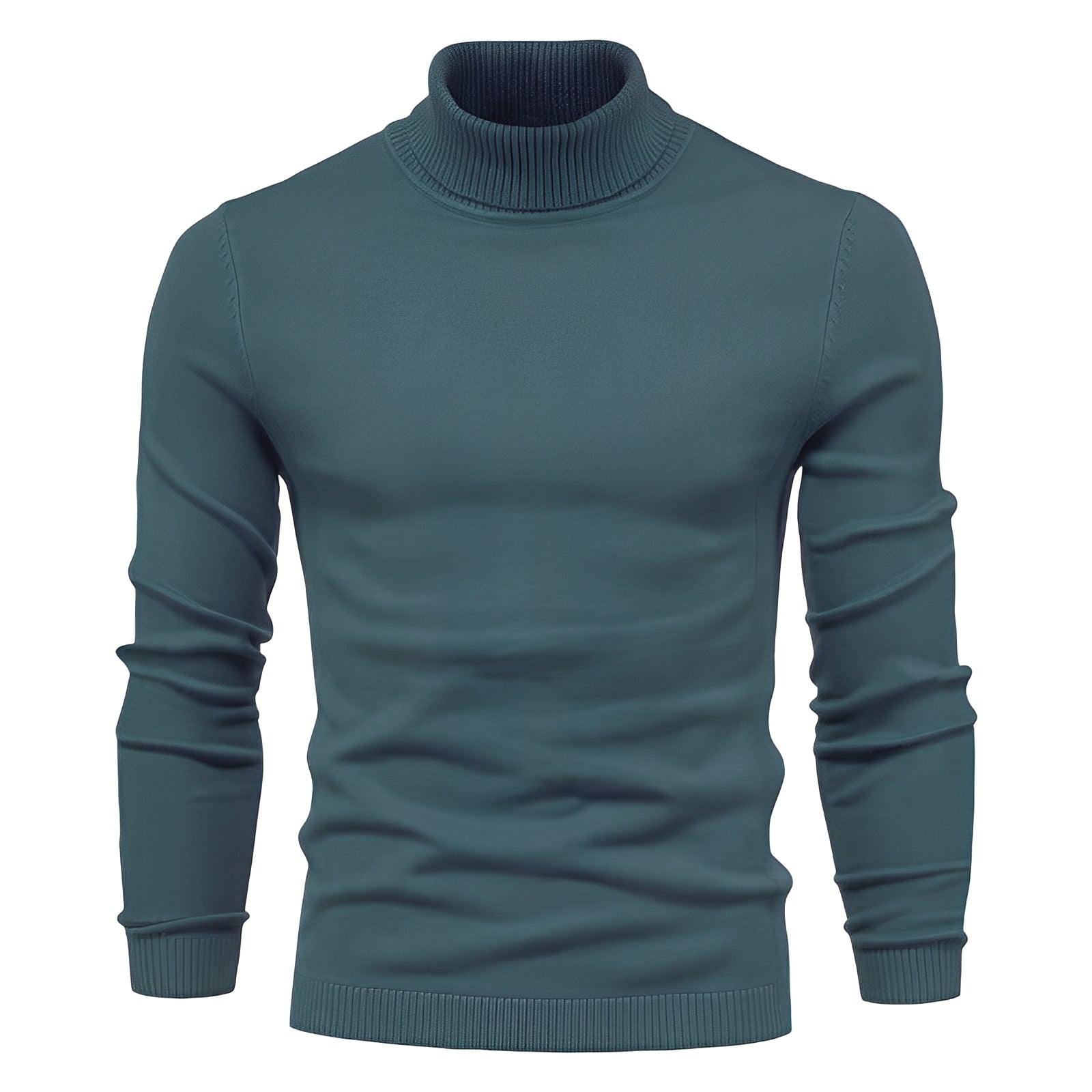 Garnett - Suéter de Cuello Alto Casual para Hombres
