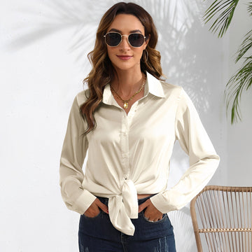 Erica - Blusa moderna de manga larga para damas