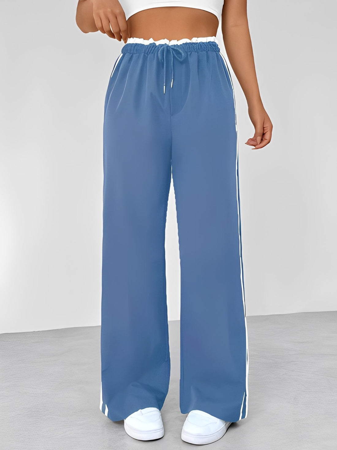 Eleanor - Pantalones rectos deportivos y anchos para mujeres