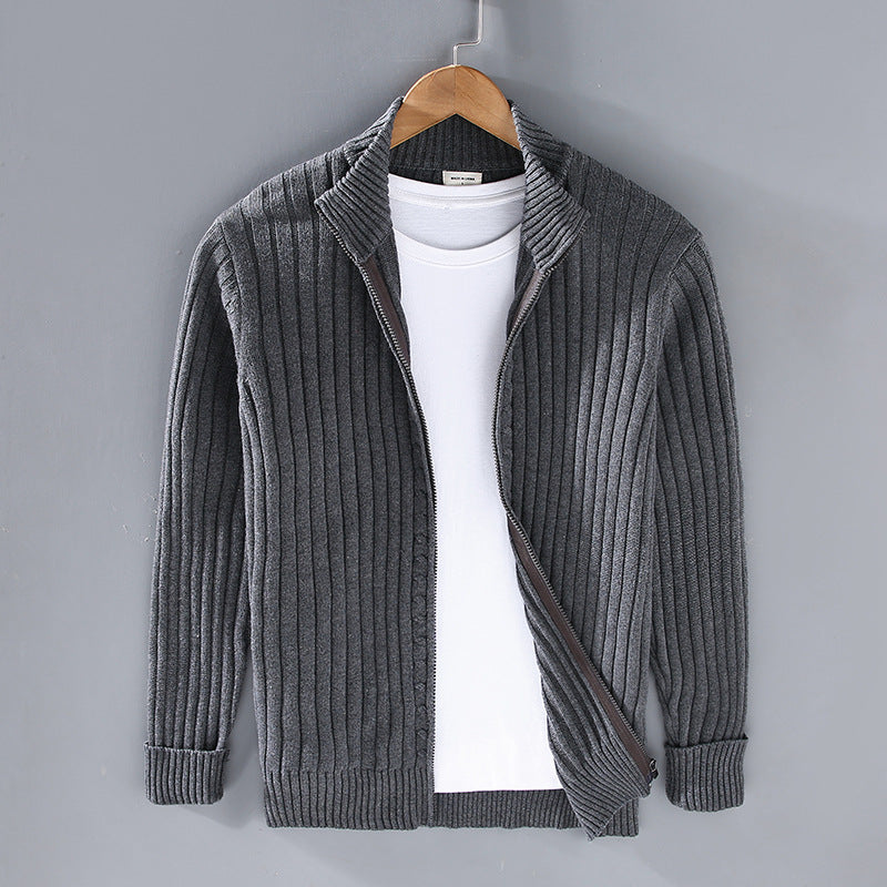 Brant - Cardigan de algodón informal para hombres