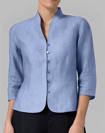 Lolicia - Blusa de Mujer Casual con Mangas 3/4