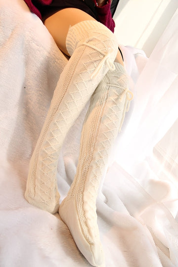 Rozanne - Medias altas para mujer, elegantes y cálidas