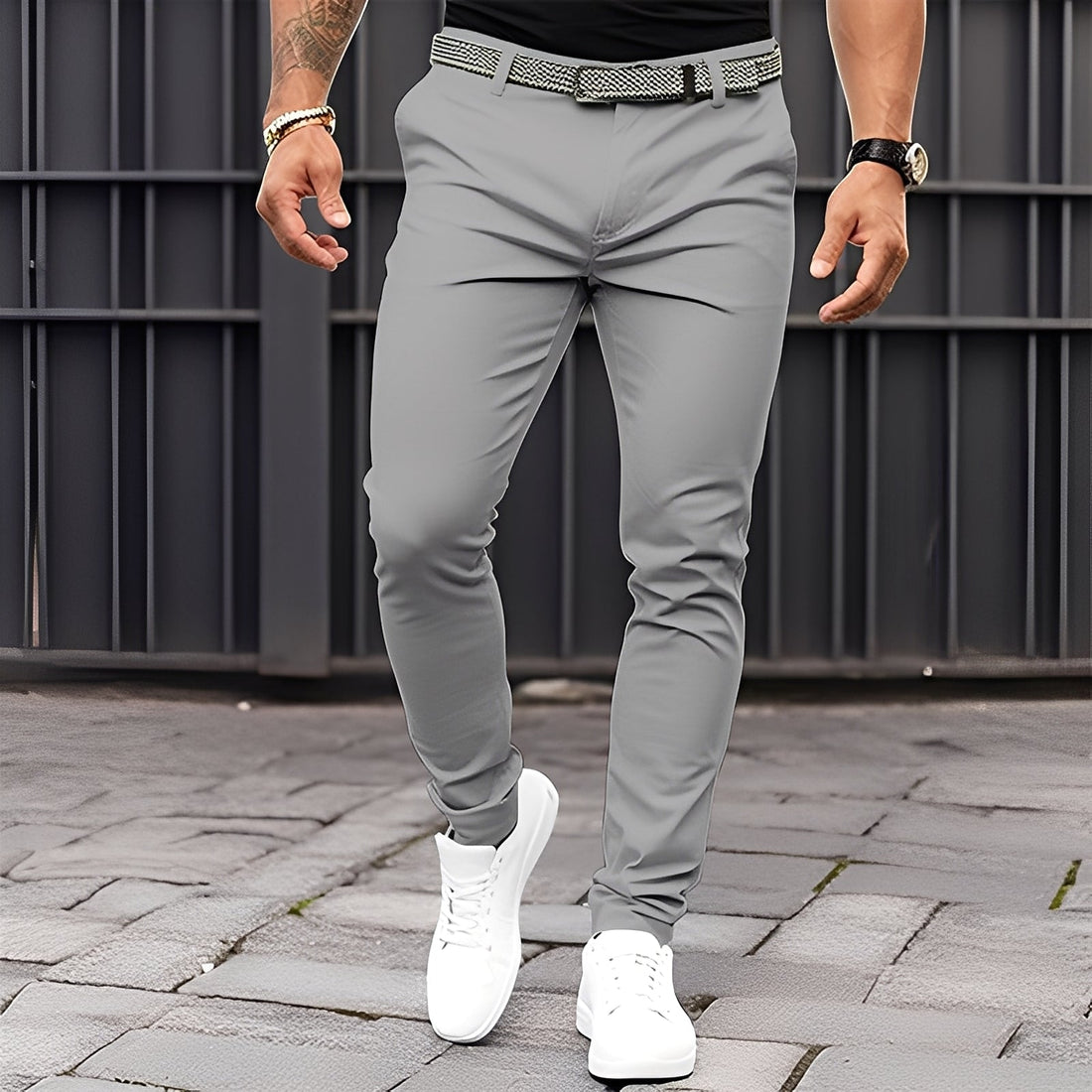 Raphael - Pantalón ceñido y casual para hombres