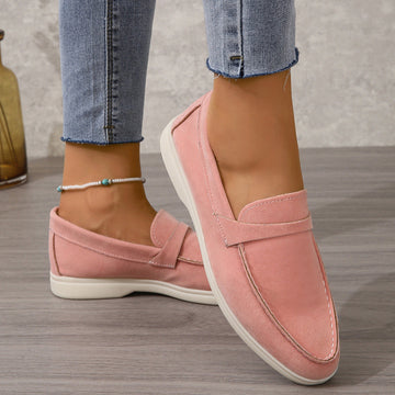 Yasmine - Zapatos Clásicos de Gamuza para Mujer