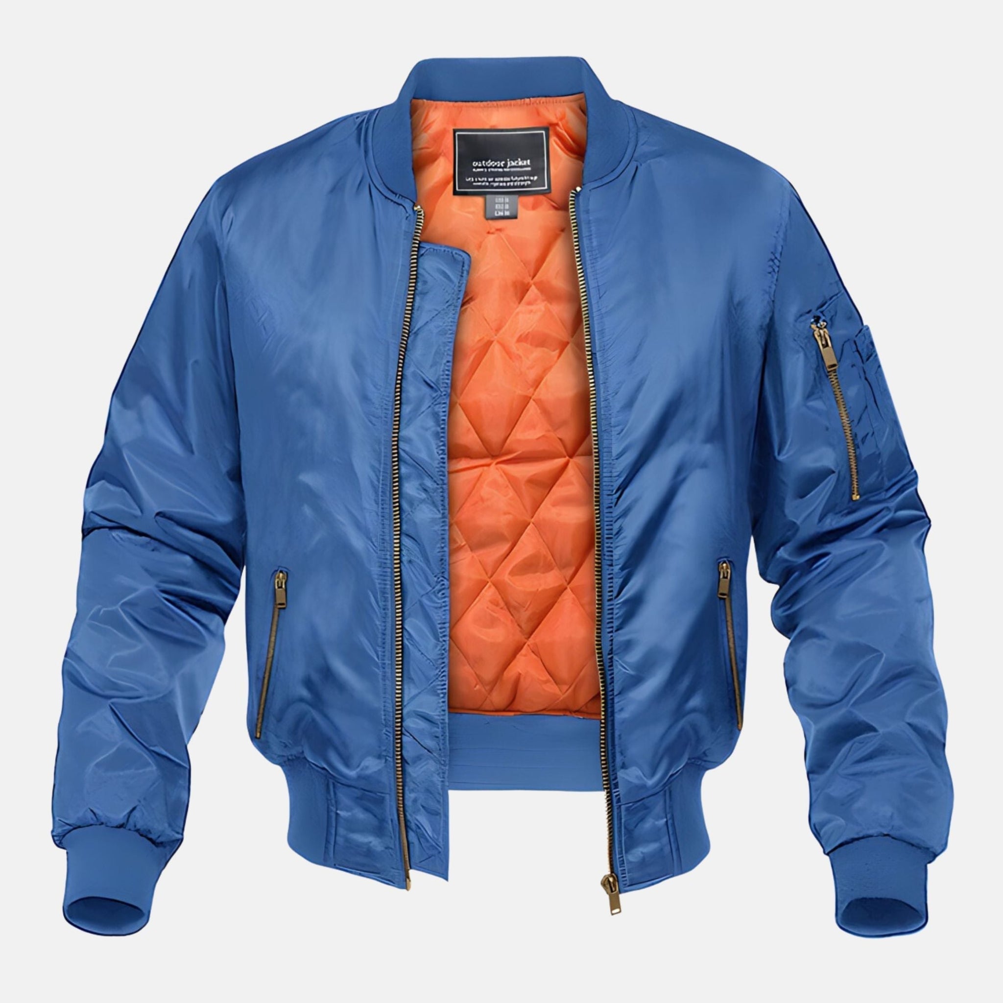 Ted - Chaqueta Bomber de Piloto en Look Moderno