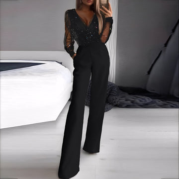 Morgana - Mono elegante de pierna ancha para mujeres