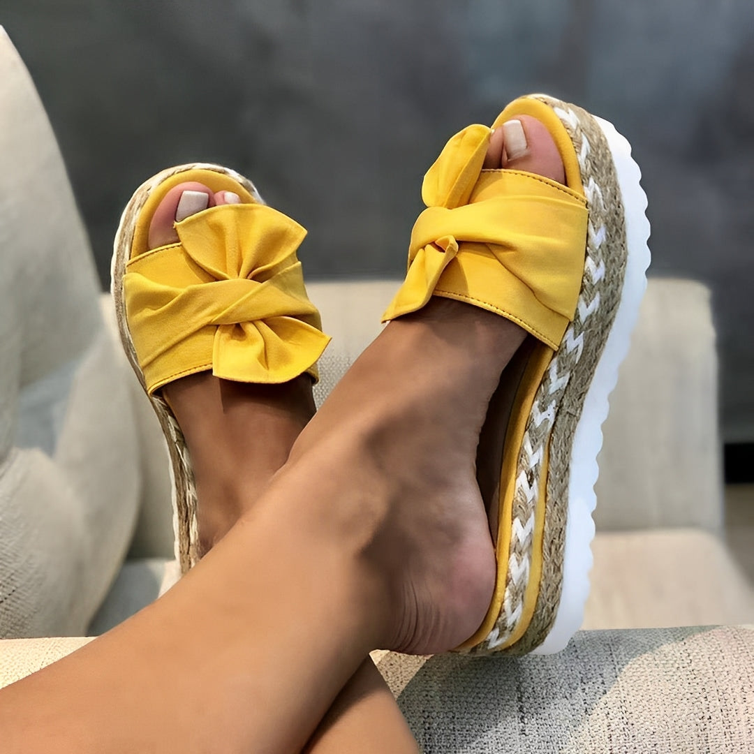 Arleen - Sandalias Informales con Lazo para Mujer
