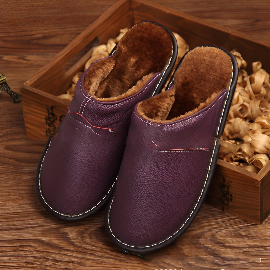 Xavier - Sandalias de algodón abrigadas para hombres