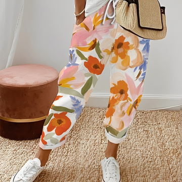 Jacinto - Pantalón femenino cómodo con cordón ajustable