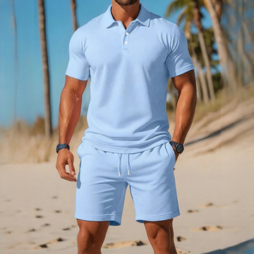 Leomord - Conjunto informal de verano para hombre