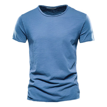 Roderick - Camiseta de Algodón con Manga Corta para Hombres