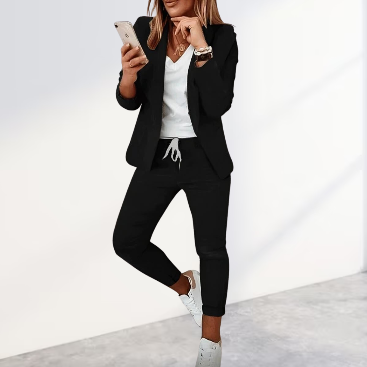 Amélie – Conjunto de Blazer y Pantalón Elegante