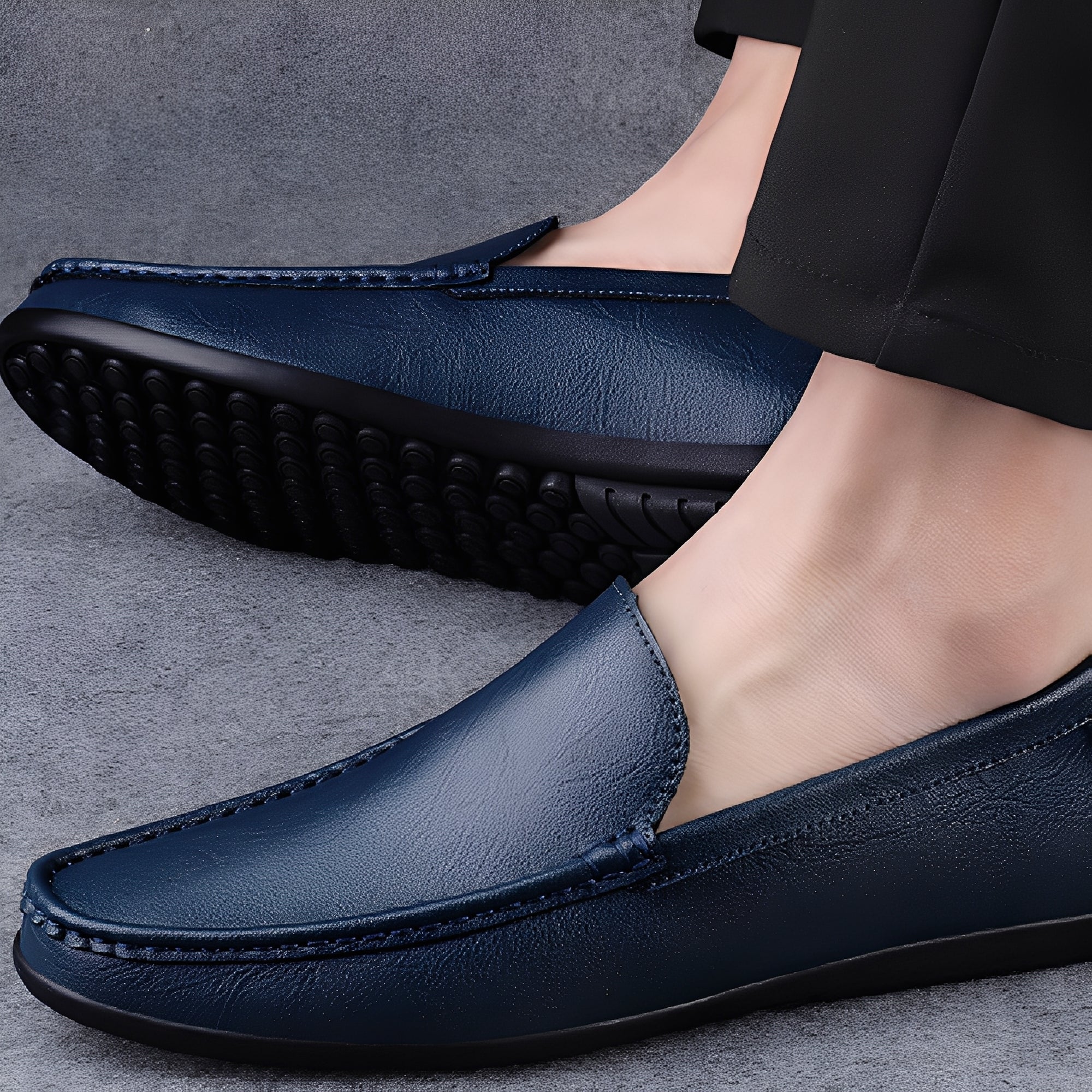 Seward - Zapatos de cuero informales y formales para hombres