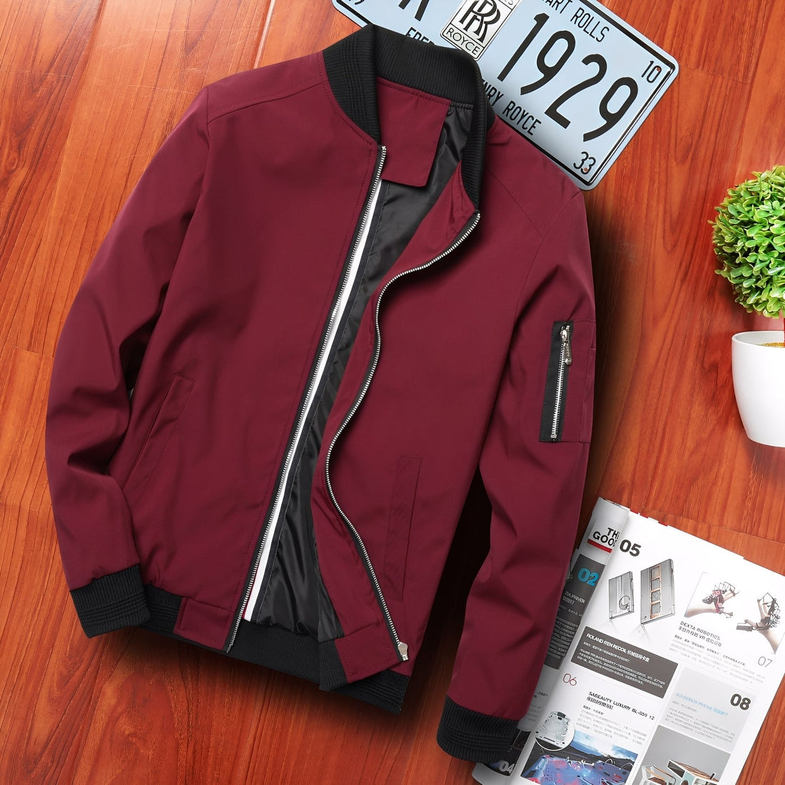 Leonard - Chaqueta bomber elegante para hombres