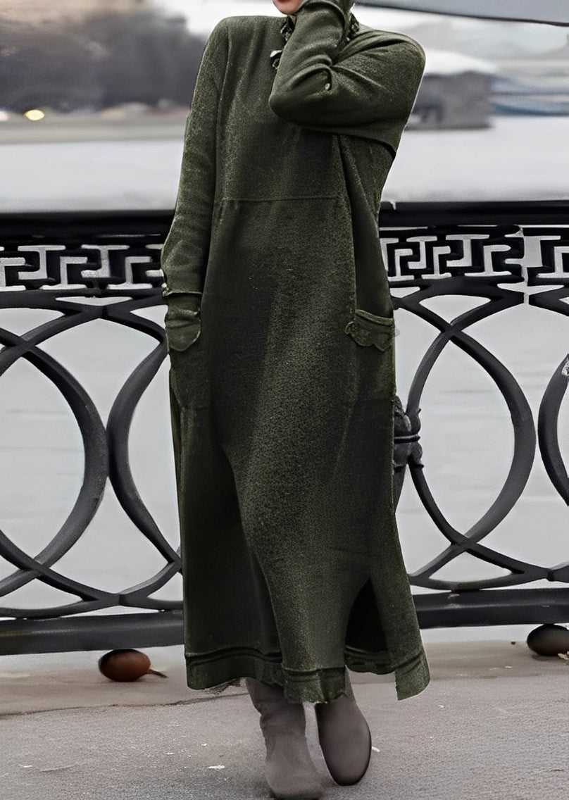 Emma - Vestido elegante, holgado y cálido para damas