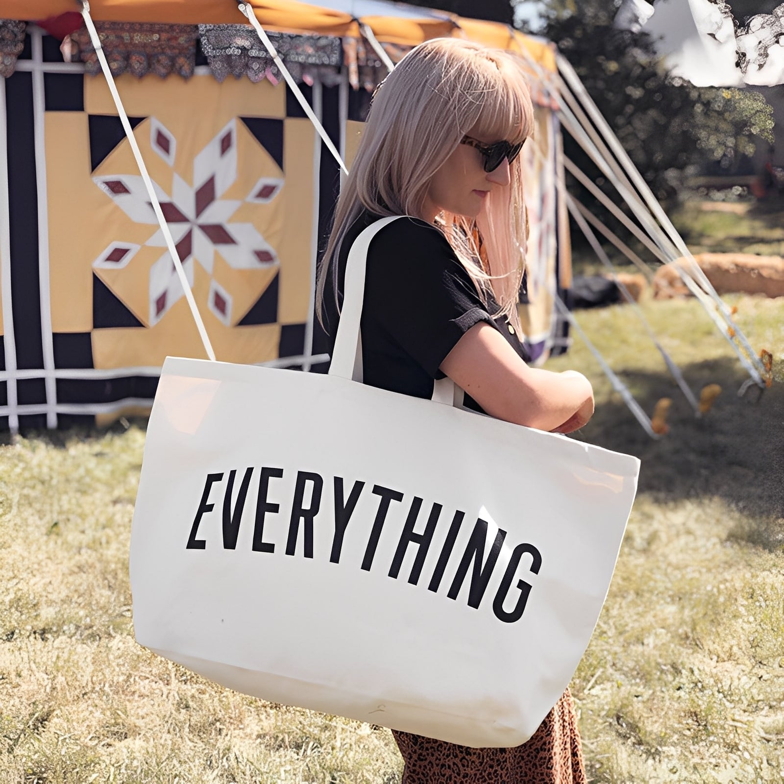 Rowena - Bolsa ecológica estampada para mujeres