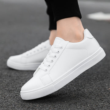 Nicholas - Zapatillas de cuero informales y simples para hombres