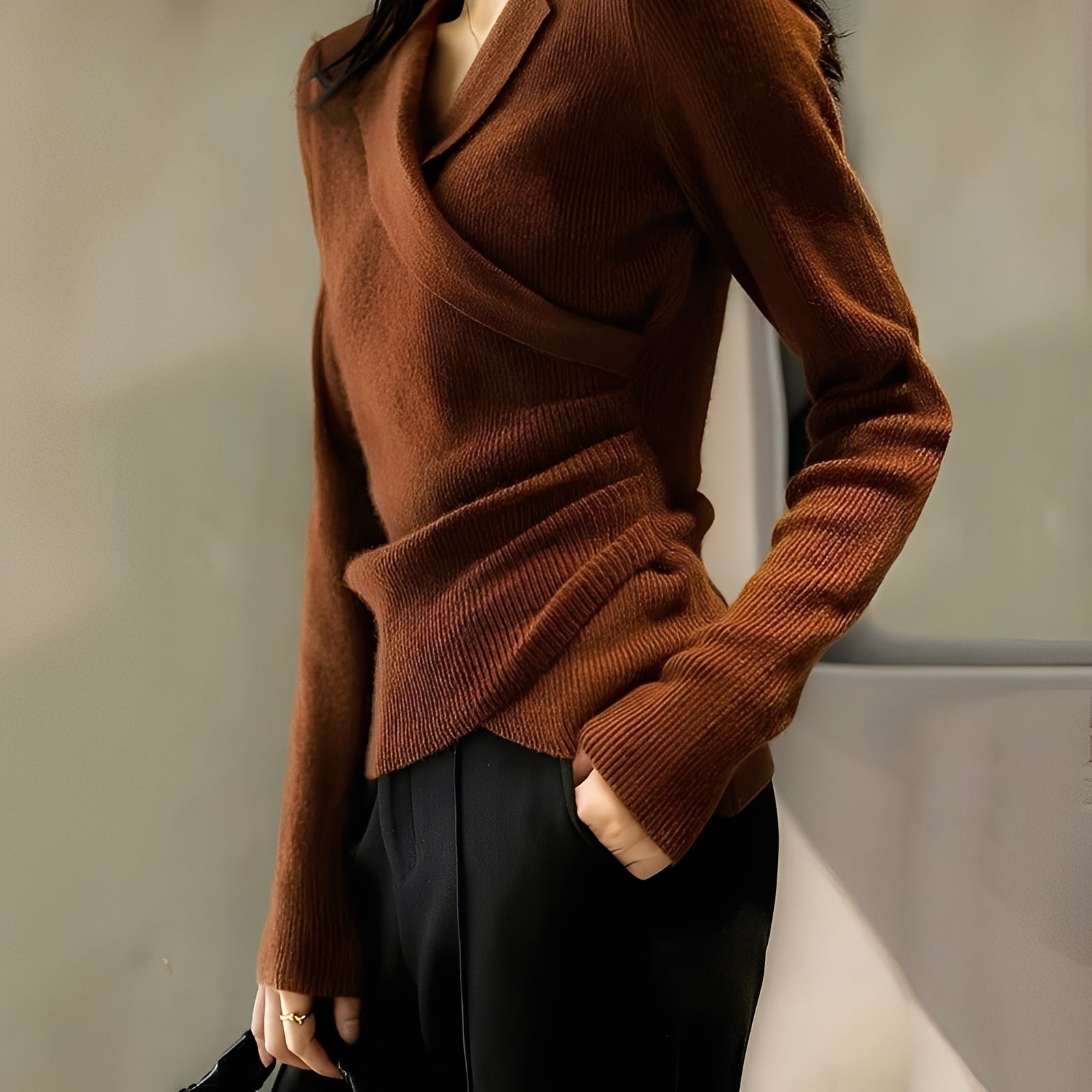 Yara - Suéter elegante para mujer con mangas largas