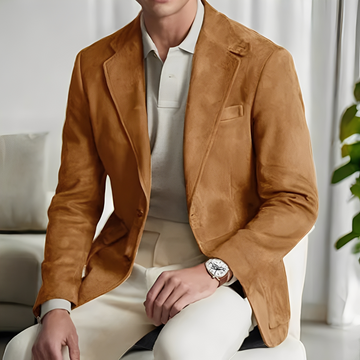 Martin - Chaqueta elegante de traje con botón para hombres