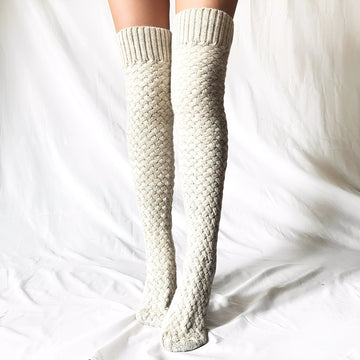 Madeline - Medias largas gruesas y cálidas para mujeres