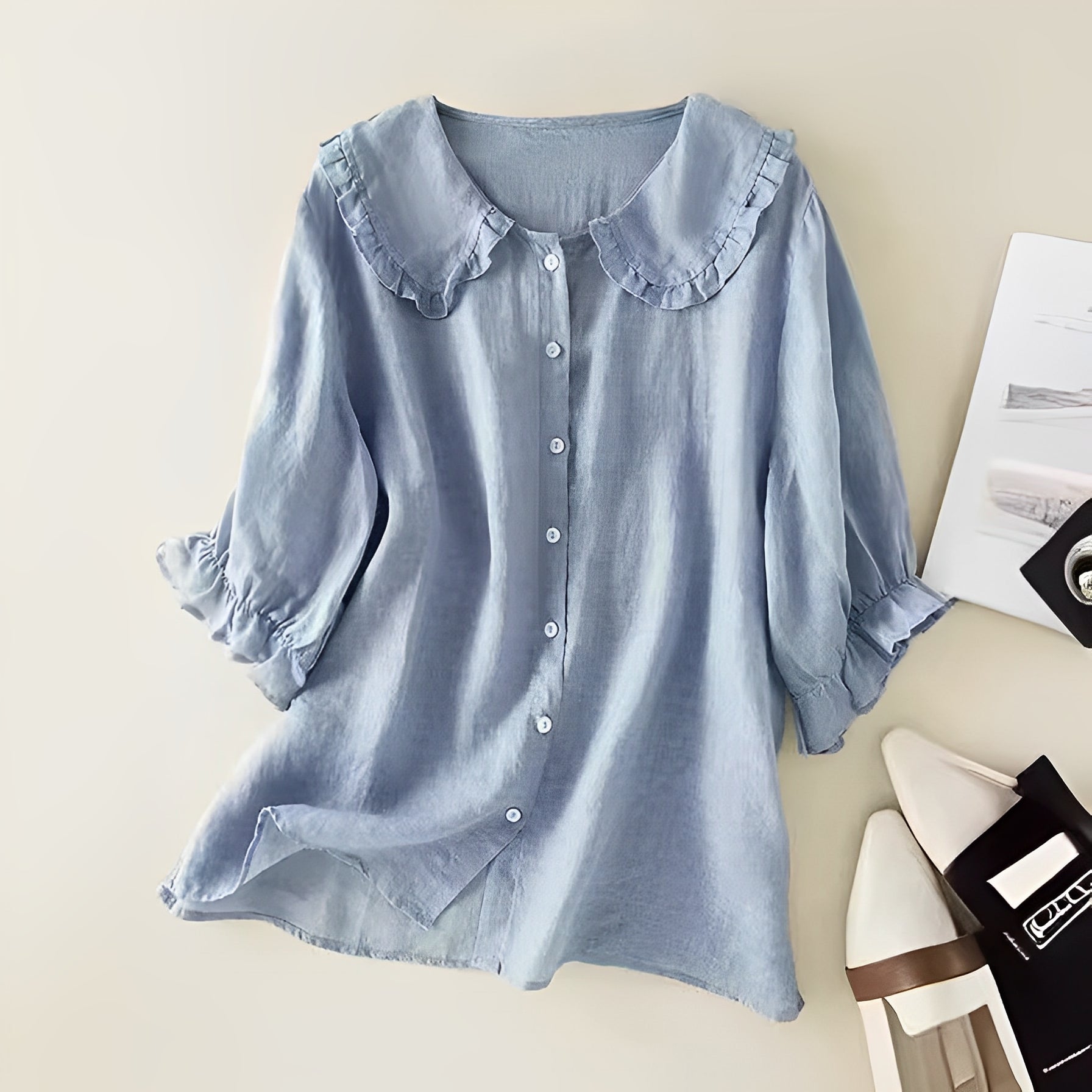 Belinda - Blusa cómoda y amplia para mujeres