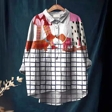 Gwenaël - Camisas clásicas de mujer con manga larga