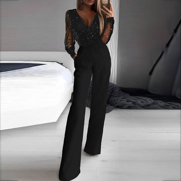 Catherina - Elegante mono con escote en V para mujeres