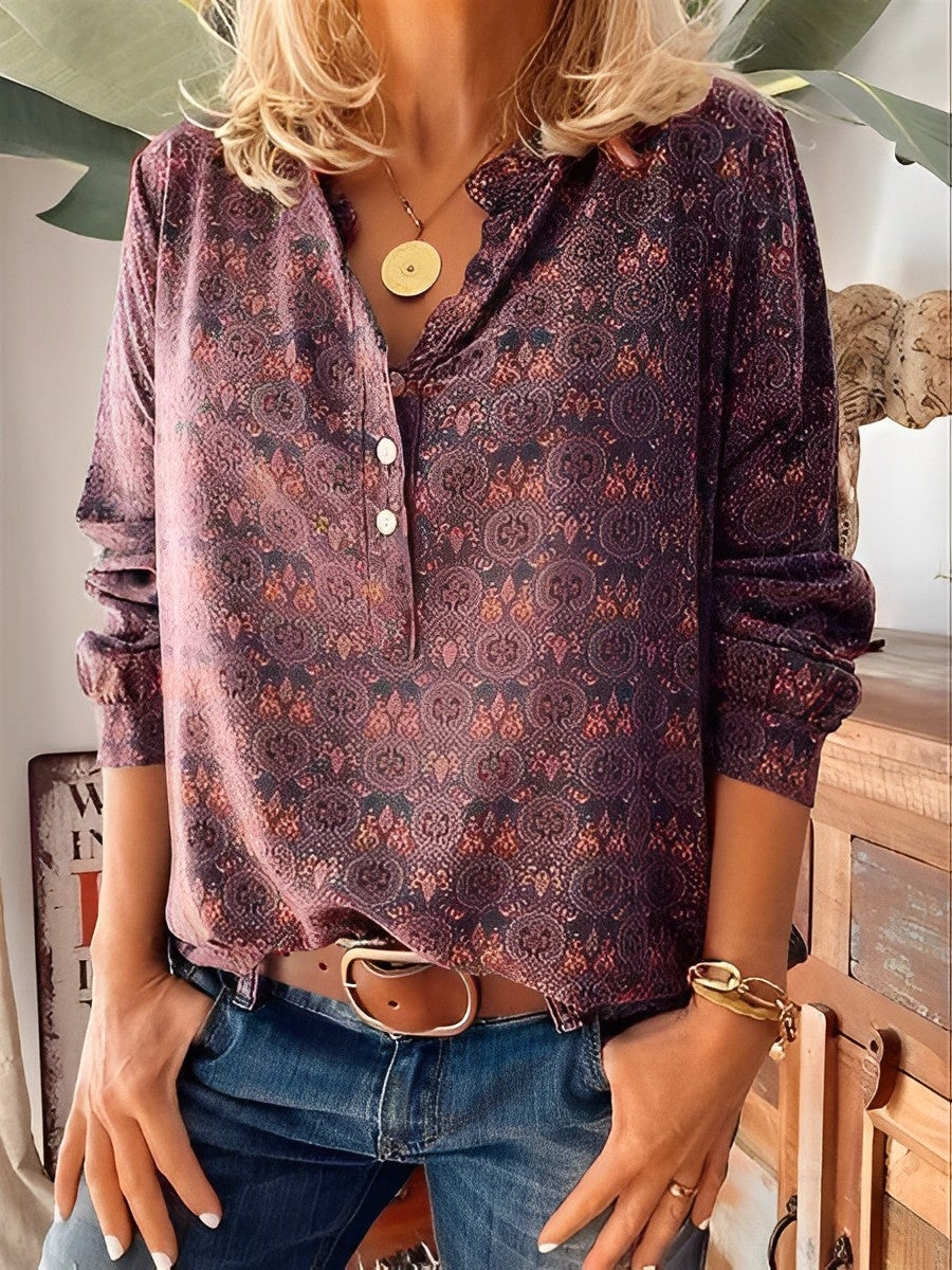 Bellamy - Blusa de mujer con diseño clásico