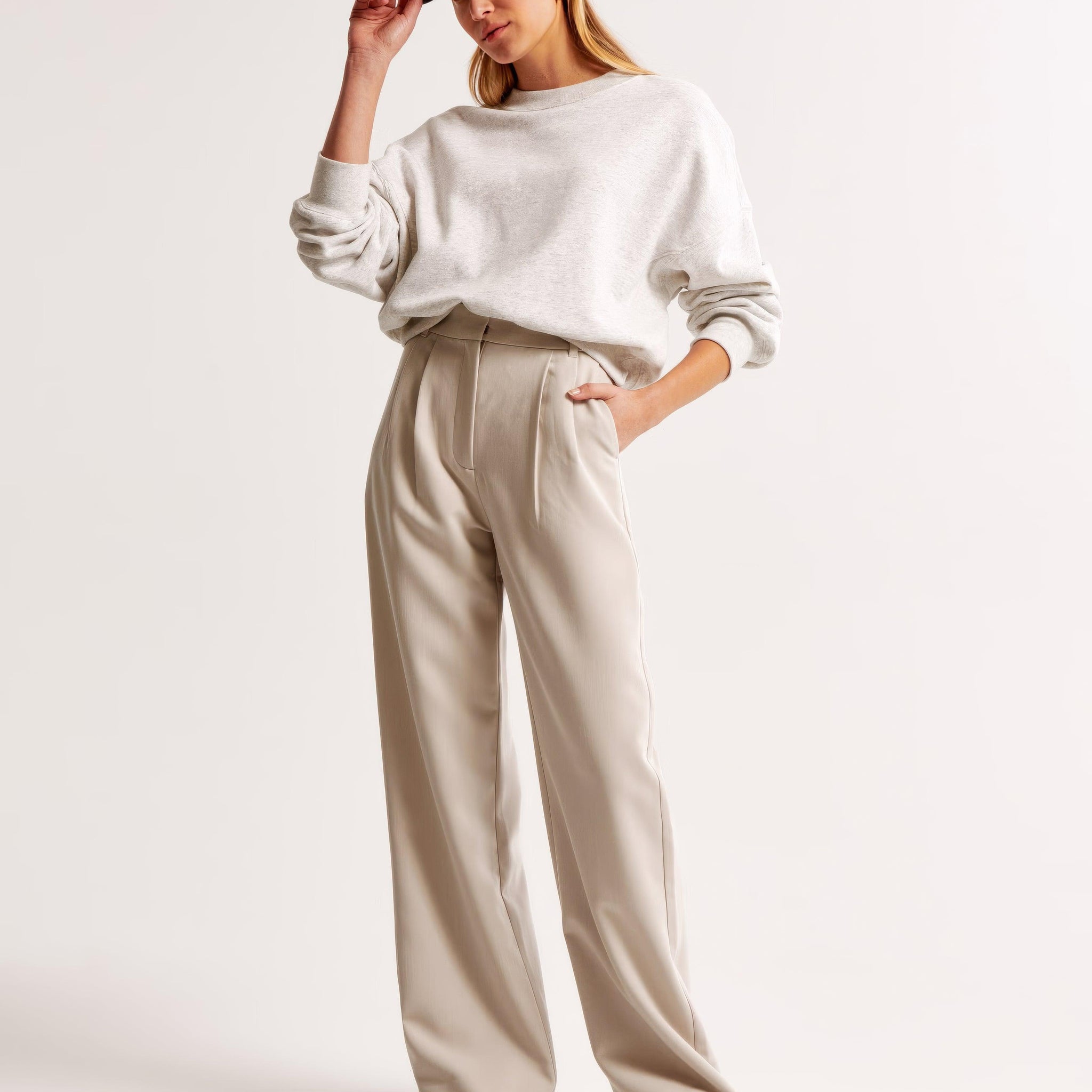 Estelle - Pantalones Plisados Mujer a Medida