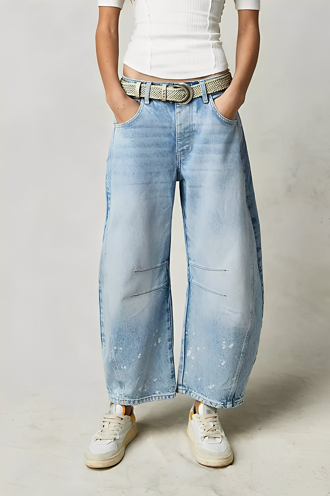Jocelyn - Jeans anchos y casuales para mujeres