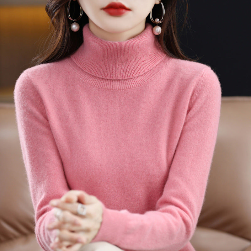 Veronica - Suéter de cuello alto para mujer