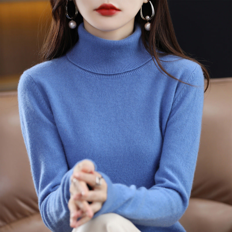 Veronica - Suéter de cuello alto para mujer