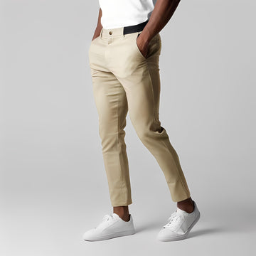Gwenaël - Pantalón básico y elástico para hombre