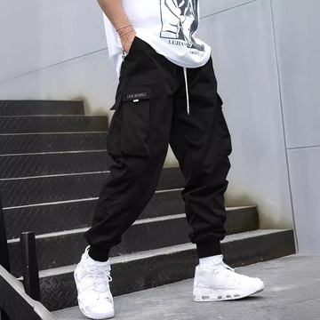 Morton - Pantalones Cargo de Estilo Hip-Hop para Hombres en Verano