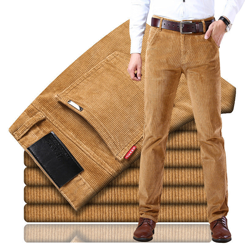 Douglas - Pantalones de pana retros flexibles para hombres