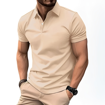 Deacon - Polo cómodo de manga corta para hombres